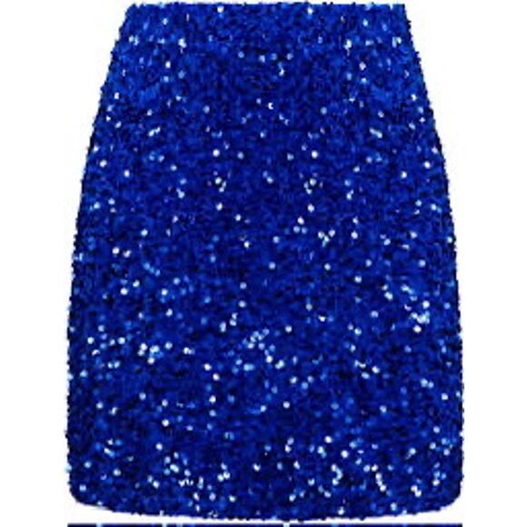 Sequin Bodycon Mini Skirts Night- Size 16-18 - Picture 1 of 4